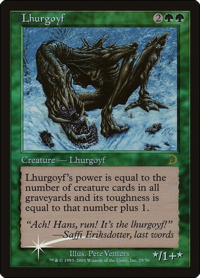Image for Lhurgoyf (29) [Deckmasters Garfield vs Finkel] - Magic: The Gathering