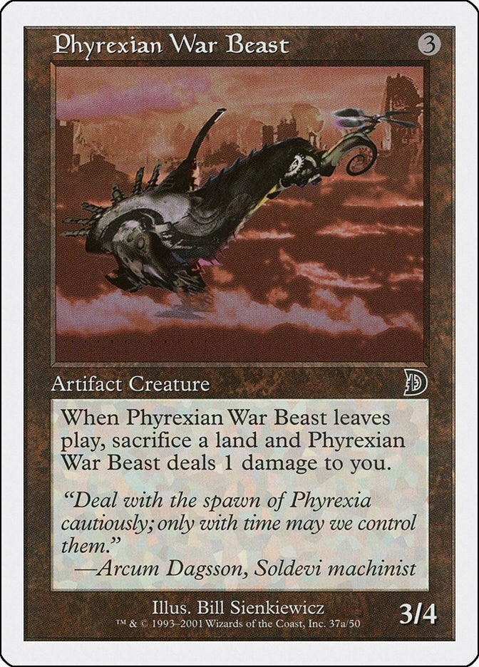 Image for Phyrexian War Beast (37a) (37a) [Deckmasters Garfield vs Finkel] - Magic: The Gathering