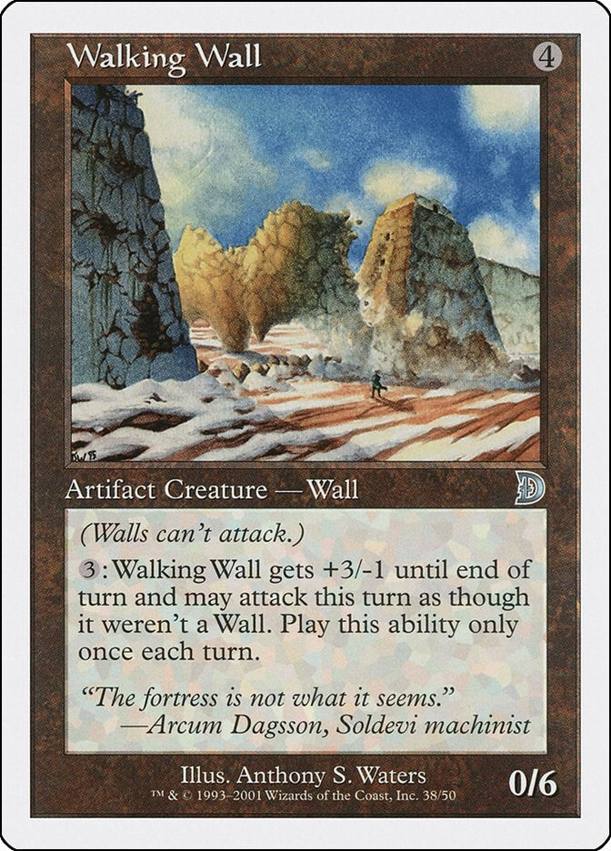 Image for Walking Wall (38) [Deckmasters Garfield vs Finkel] - Magic: The Gathering