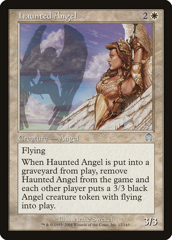 Image for Haunted Angel (12) [Apocalypse] - Magic: The Gathering