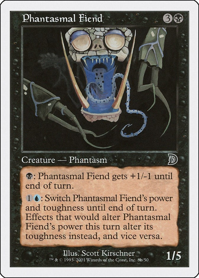 Image for Phantasmal Fiend (8b) (8b) [Deckmasters Garfield vs Finkel] - Magic: The Gathering