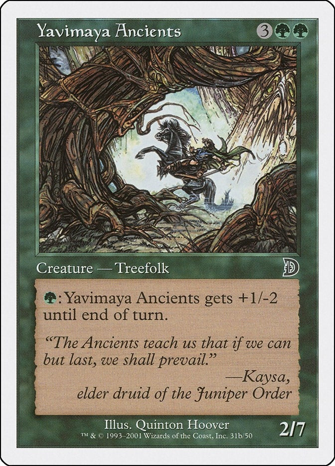 Image for Yavimaya Ancients (31b) (31b) [Deckmasters Garfield vs Finkel] - Magic: The Gathering