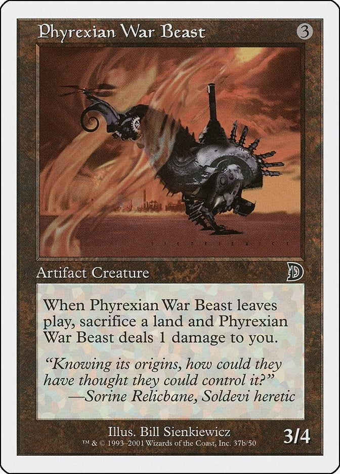 Image for Phyrexian War Beast (37b) (37b) [Deckmasters Garfield vs Finkel] - Magic: The Gathering