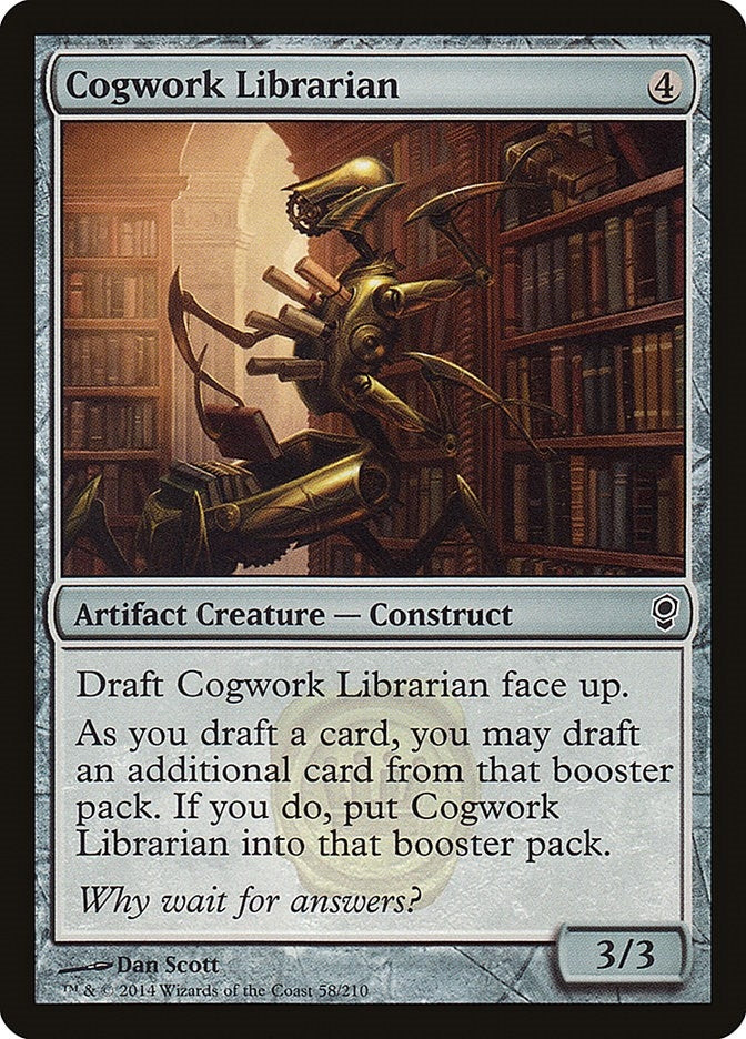 Image for Cogwork Librarian (58) [Conspiracy] - Magic: The Gathering