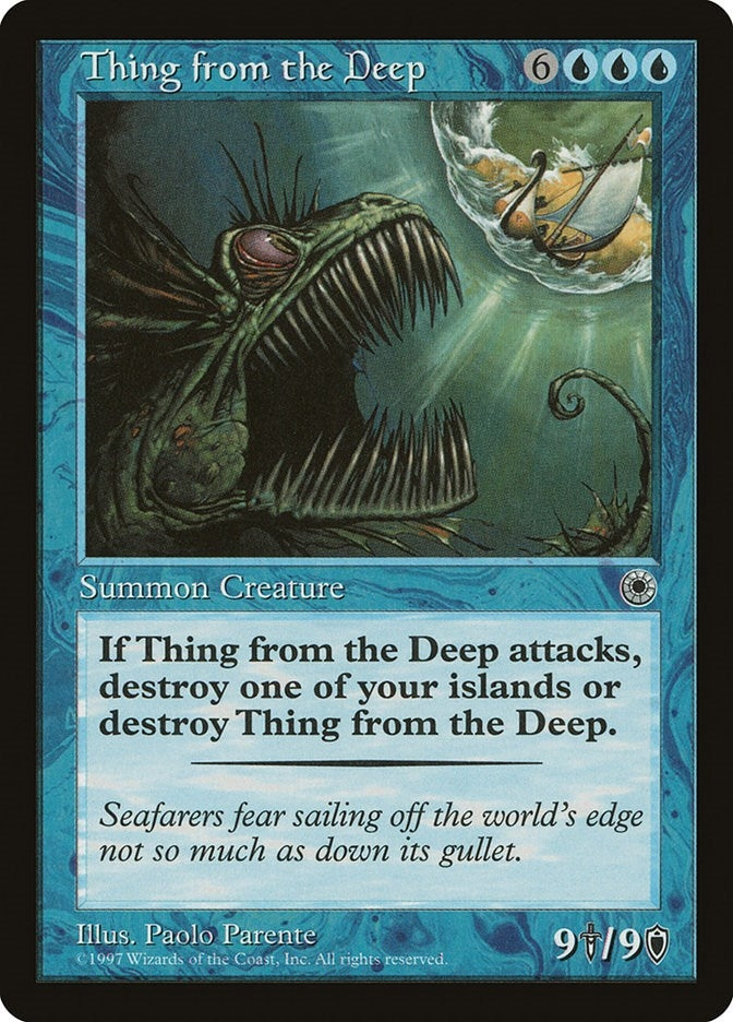 Image for Thing from the Deep [Portal] - Magic: The Gathering