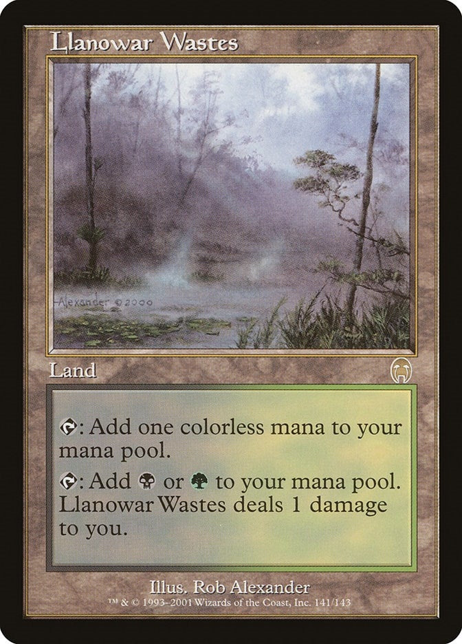 Image for Llanowar Wastes (141) [Apocalypse] - Magic: The Gathering