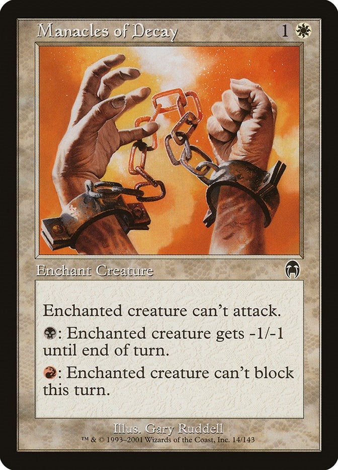 Image for Manacles of Decay (14) [Apocalypse] - Magic: The Gathering