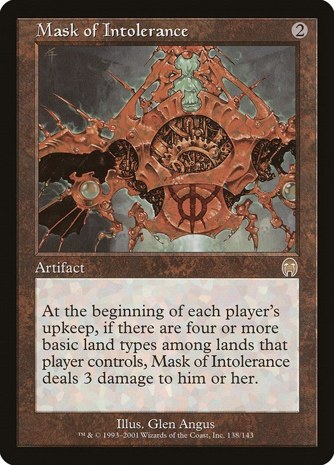 Image for Mask of Intolerance (138) [Apocalypse] - Magic: The Gathering