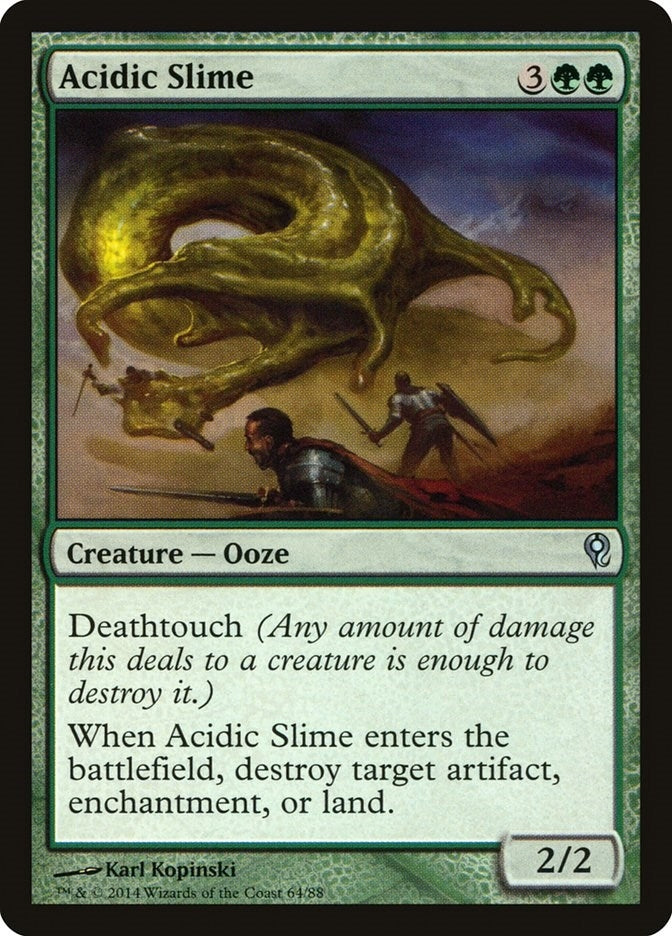 Image for Acidic Slime (64) [Jace vs. Vraska] - Magic: The Gathering