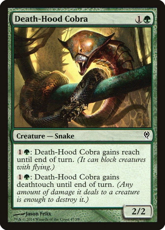 Image for Death-Hood Cobra (47) [Jace vs. Vraska] - Magic: The Gathering