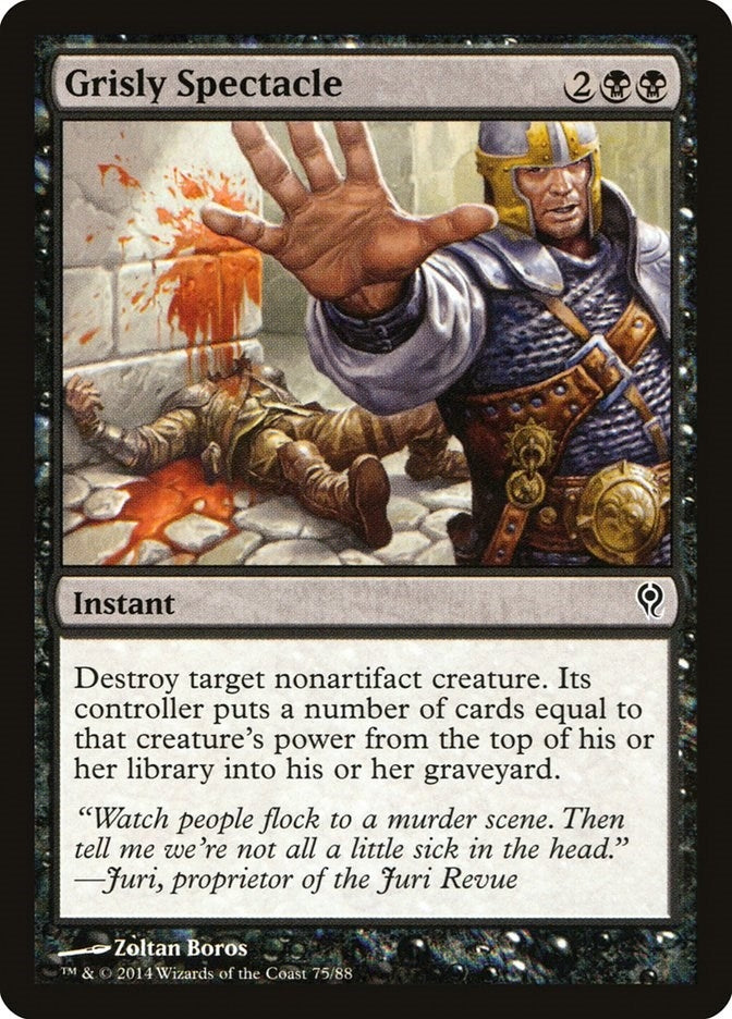 Image for Grisly Spectacle (75) [Jace vs. Vraska] - Magic: The Gathering