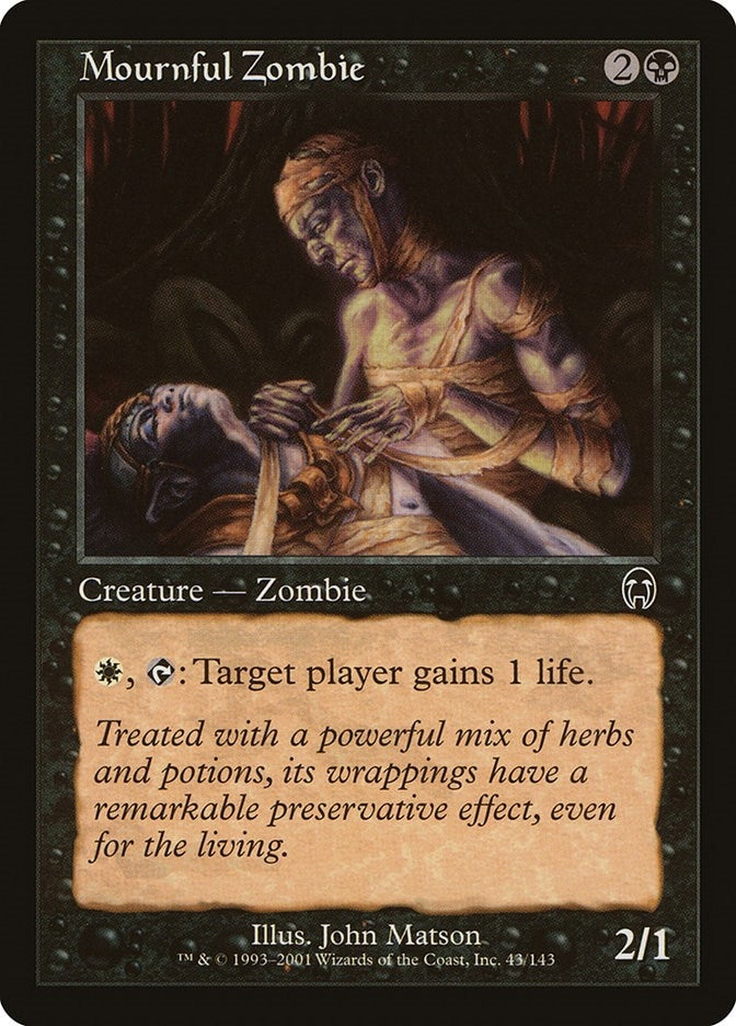 Image for Mournful Zombie (43) [Apocalypse] - Magic: The Gathering