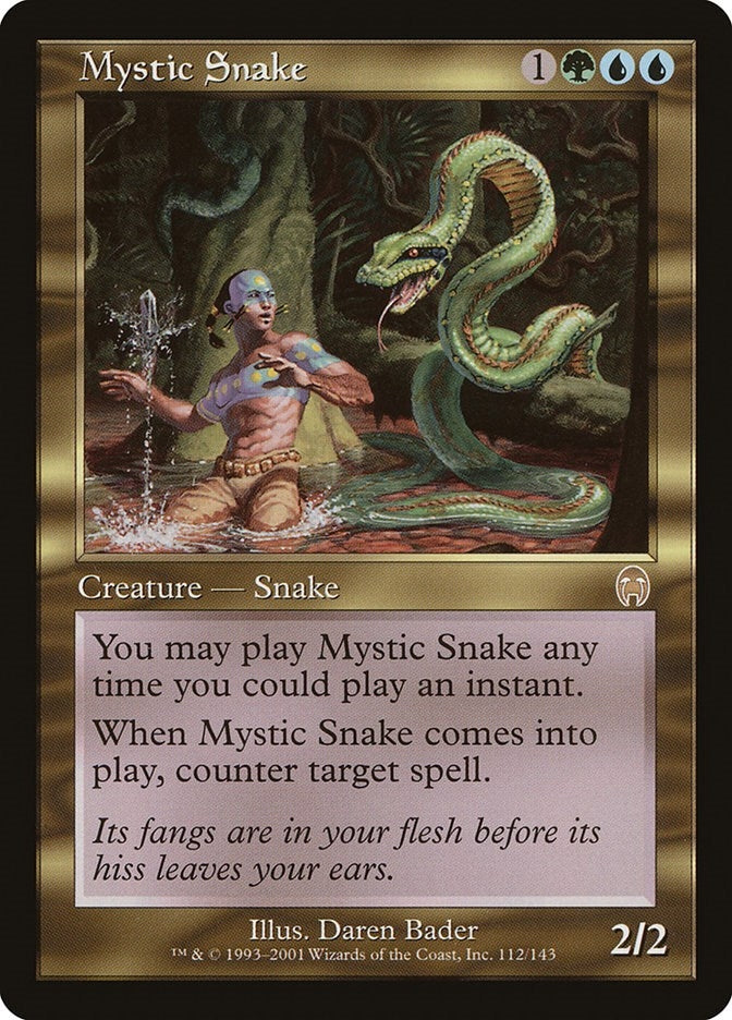Image for Mystic Snake (112) [Apocalypse] - Magic: The Gathering