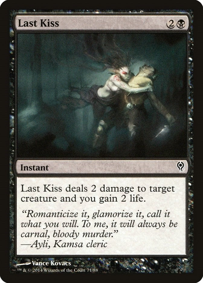 Image for Last Kiss (71) [Jace vs. Vraska] - Magic: The Gathering