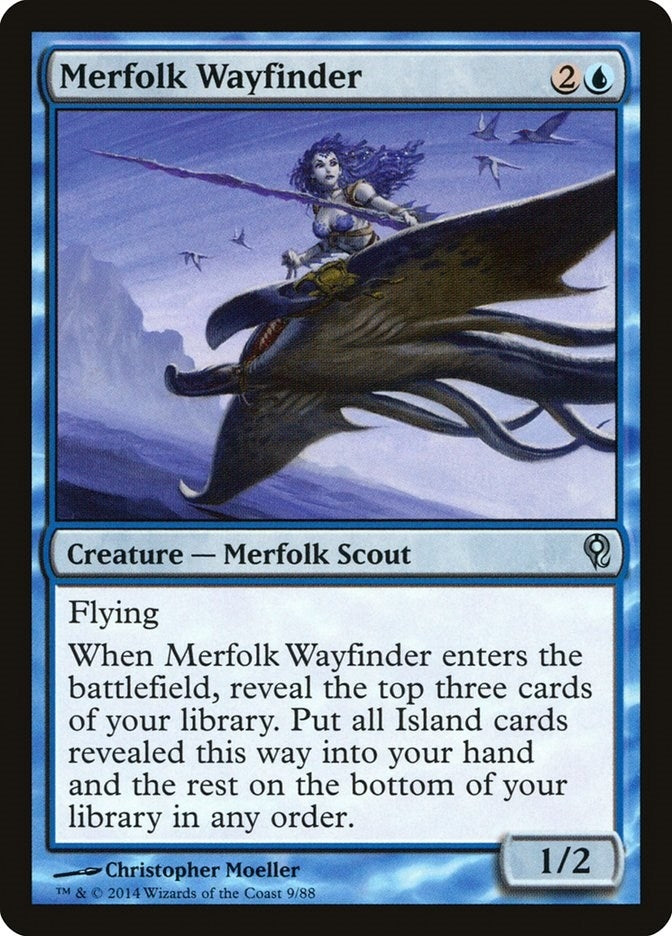 Image for Merfolk Wayfinder (9) [Jace vs. Vraska] - Magic: The Gathering