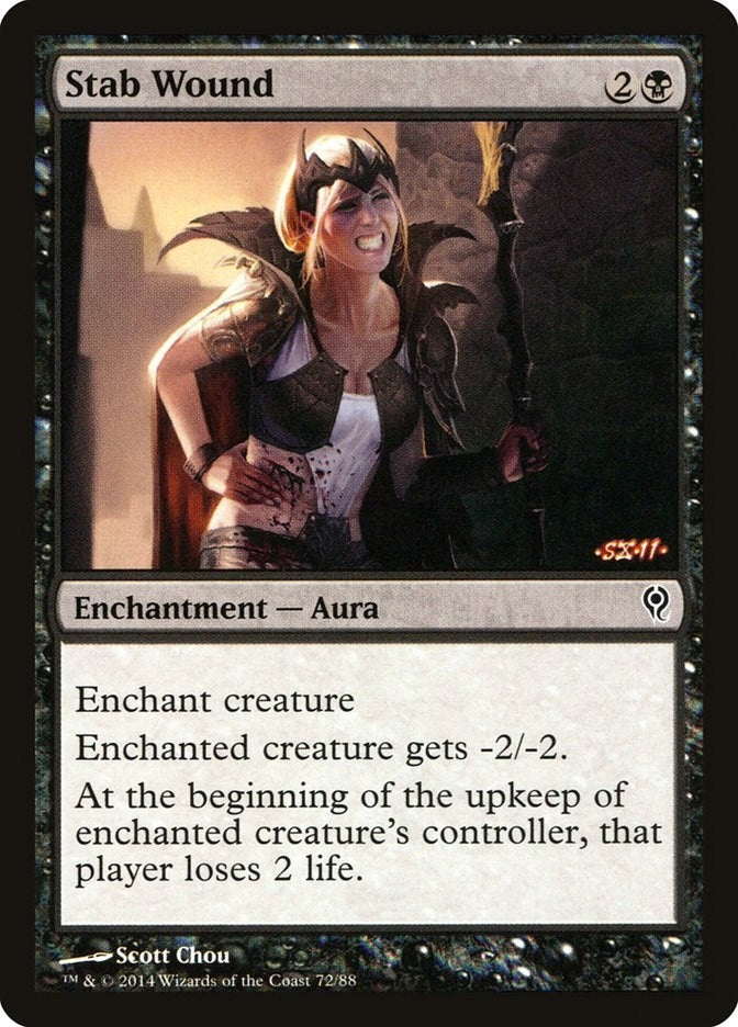 Image for Stab Wound (72) [Jace vs. Vraska] - Magic: The Gathering