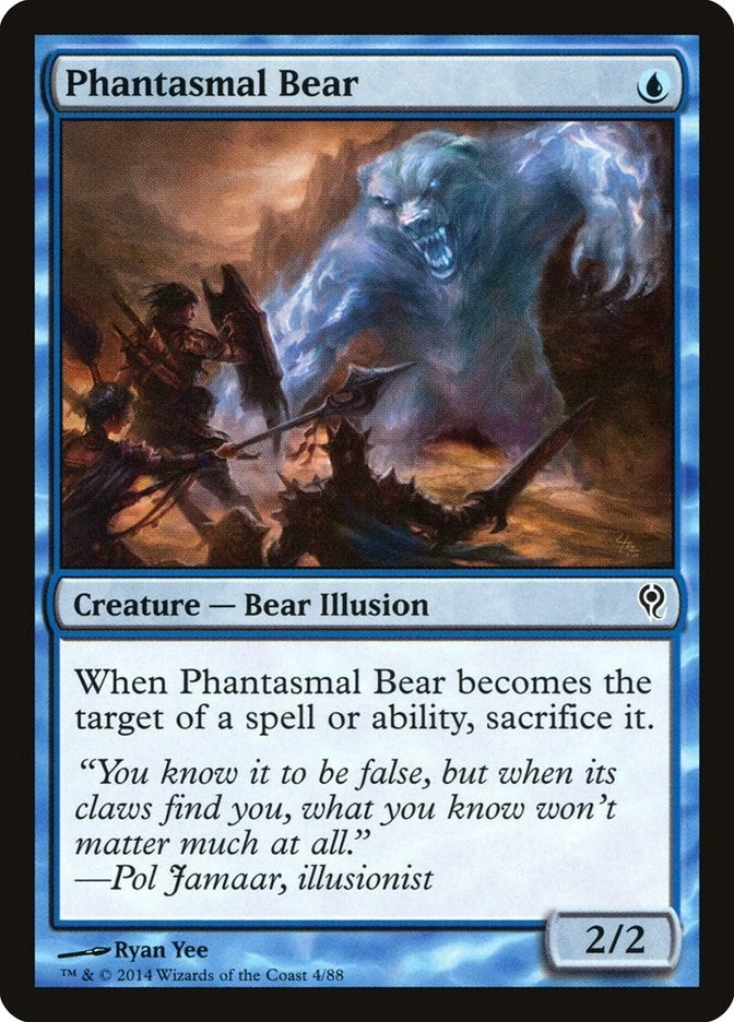 Image for Phantasmal Bear (4) [Jace vs. Vraska] - Magic: The Gathering