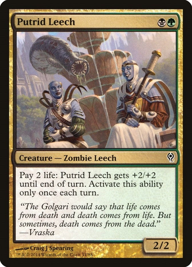 Image for Putrid Leech (51) [Jace vs. Vraska] - Magic: The Gathering