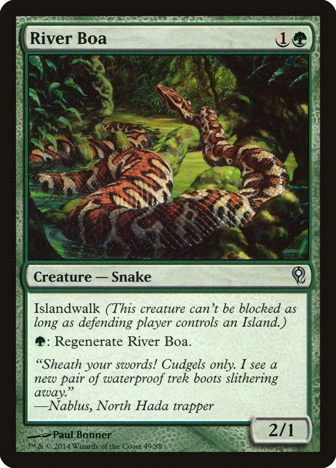 Image for River Boa (49) [Jace vs. Vraska] - Magic: The Gathering