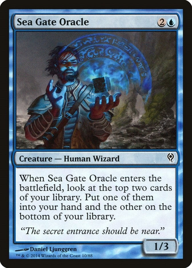 Image for Sea Gate Oracle (10) [Jace vs. Vraska] - Magic: The Gathering