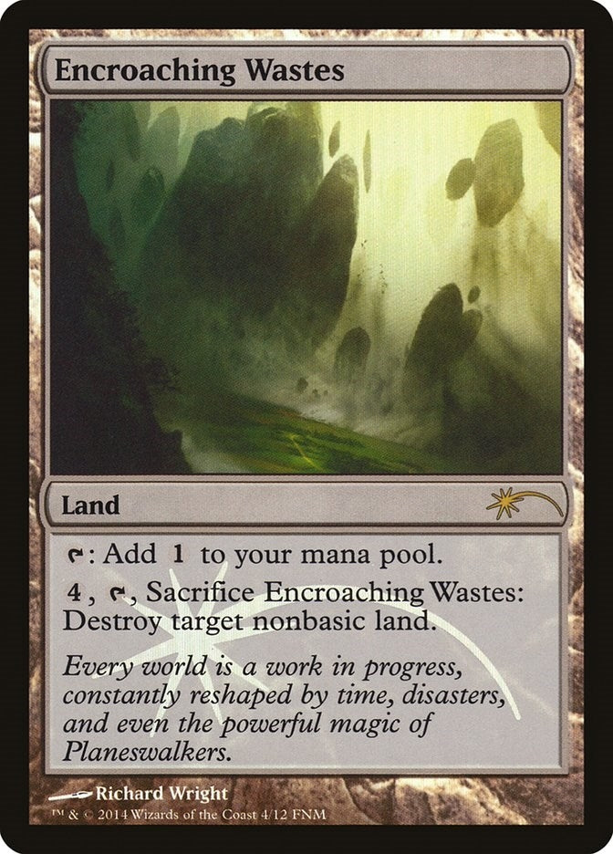 Image for Encroaching Wastes (4) [FNM Promos] - Magic: The Gathering