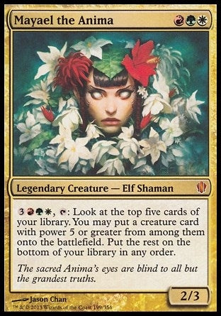 Image for Mayael the Anima (Commander 2013) (199) [Oversize Cards] - Magic: The Gathering