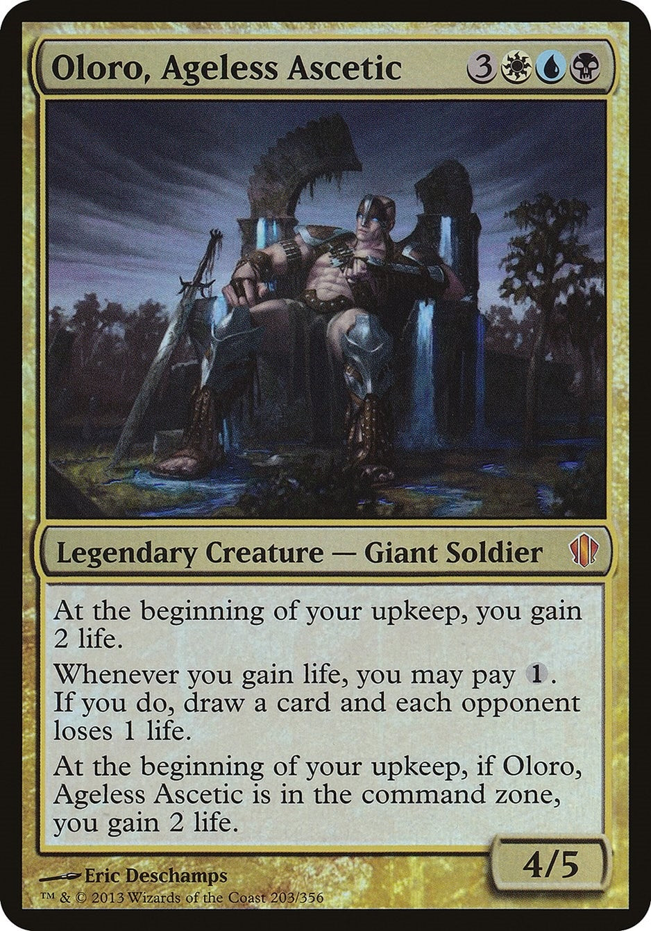 Image for Oloro, Ageless Ascetic (Commander 2013) (203) [Oversize Cards] - Magic: The Gathering