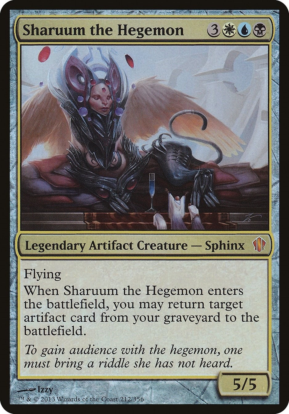 Image for Sharuum the Hegemon (Commander 2013) (212) [Oversize Cards] - Magic: The Gathering