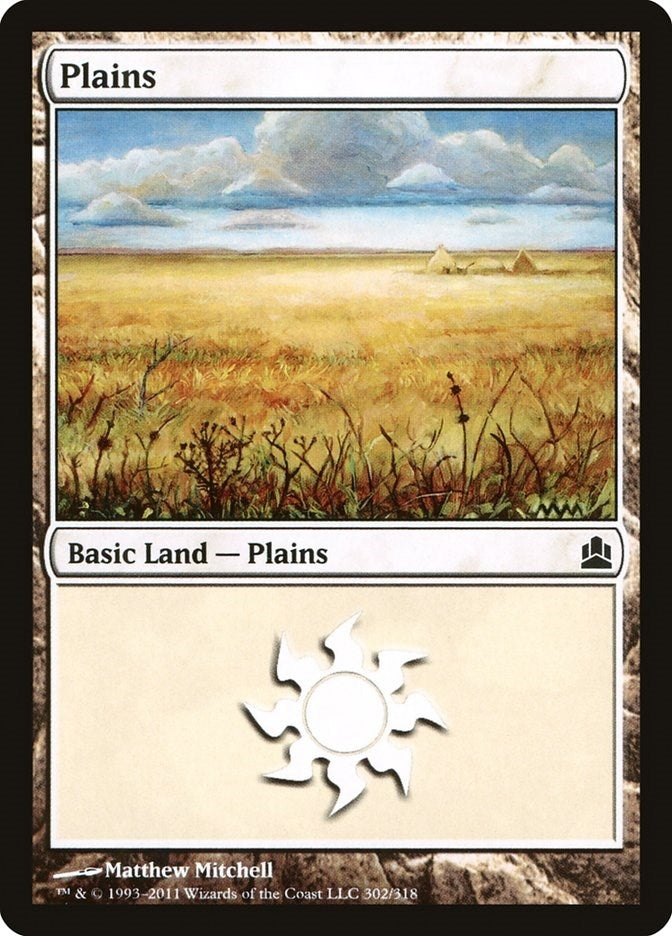 Image for Plains (302) (302) [Commander] - Magic: The Gathering