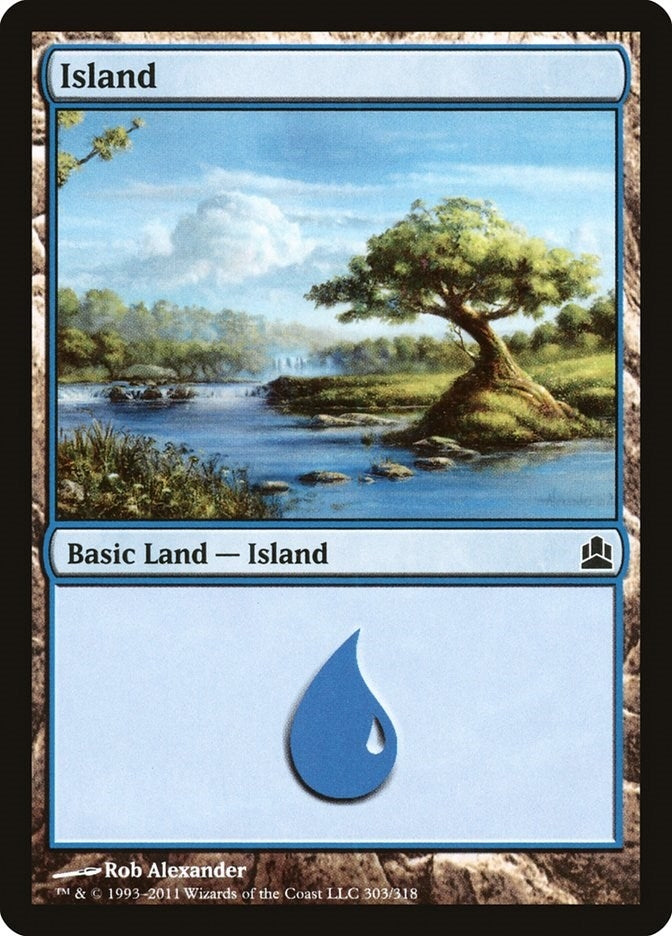 Image for Island (303) (303) [Commander] - Magic: The Gathering