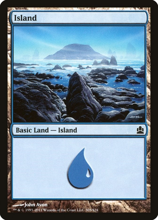 Image for Island (305) (305) [Commander] - Magic: The Gathering