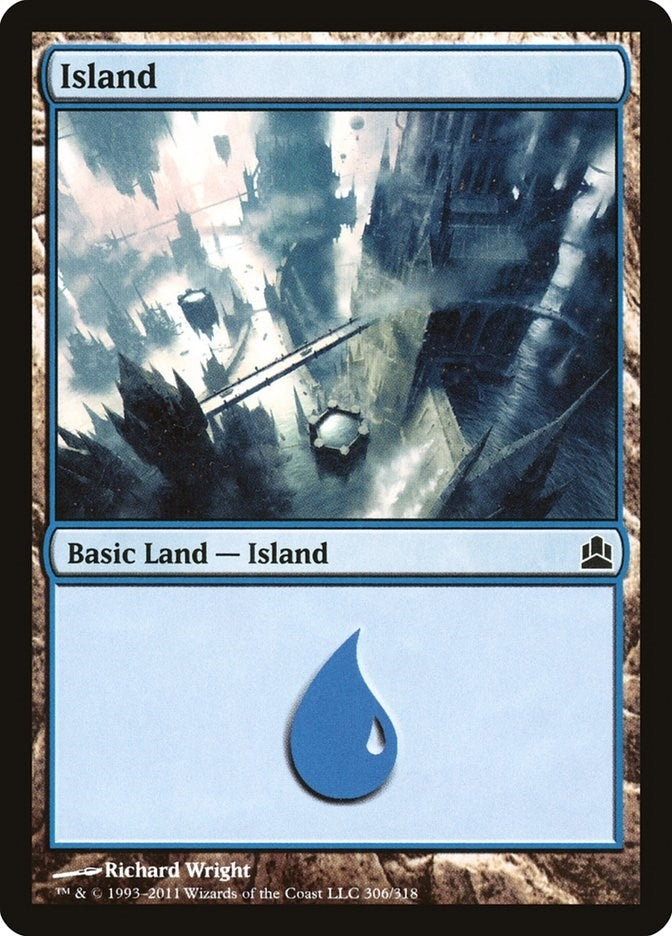 Image for Island (306) (306) [Commander] - Magic: The Gathering