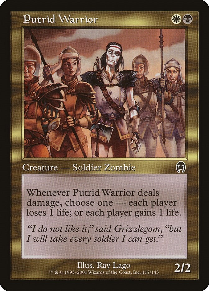 Image for Putrid Warrior (117) [Apocalypse] - Magic: The Gathering