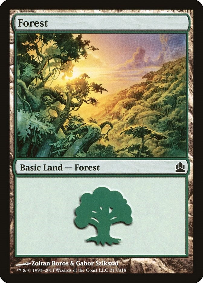 Image for Forest (317) (317) [Commander] - Magic: The Gathering