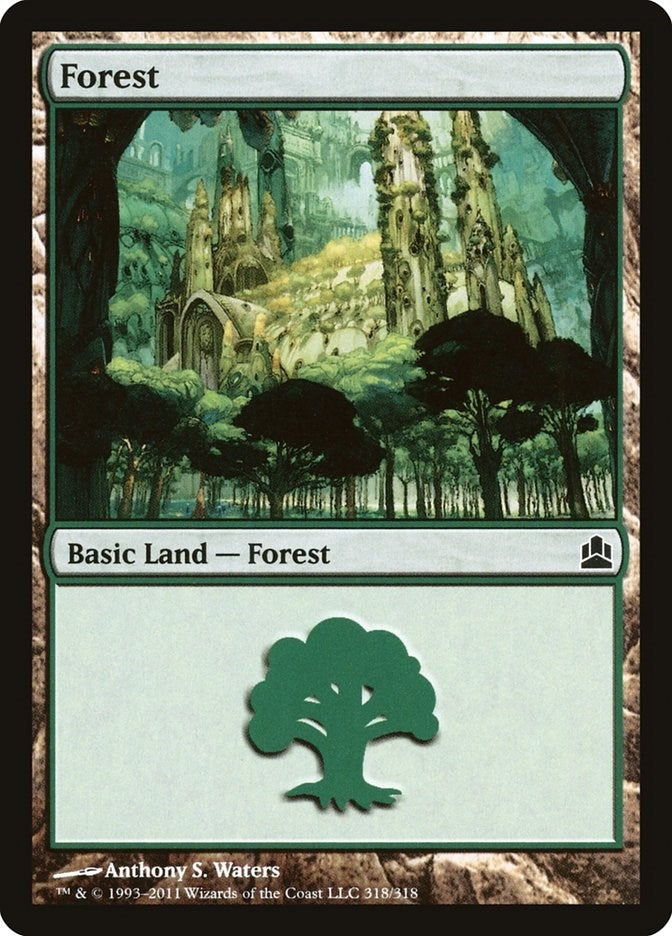 Image for Forest (318) (318) [Commander] - Magic: The Gathering
