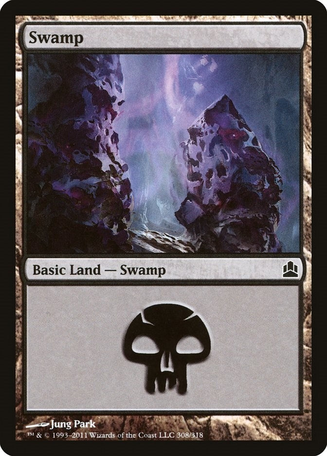 Image for Swamp (308) (308) [Commander] - Magic: The Gathering