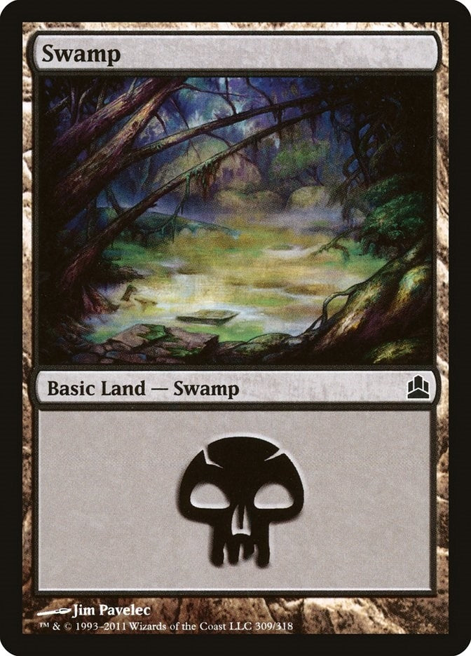 Image for Swamp (309) (309) [Commander] - Magic: The Gathering