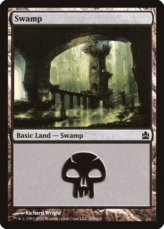 Image for Swamp (310) (310) [Commander] - Magic: The Gathering