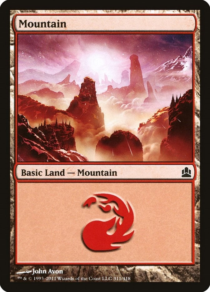 Image for Mountain (311) (311) [Commander] - Magic: The Gathering