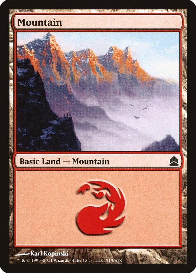 Image for Mountain (313) (313) [Commander] - Magic: The Gathering