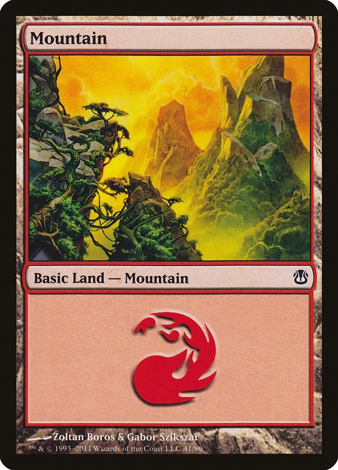 Image for Mountain (41) (41) [Ajani vs. Nicol Bolas] - Magic: The Gathering