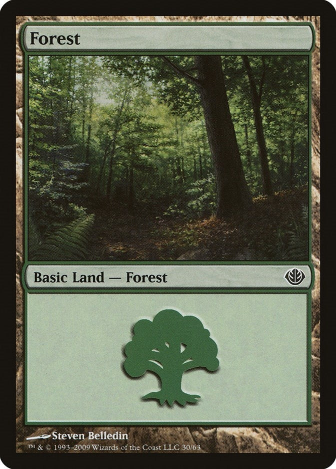 Forest (30) (30) [Duel Decks: Garruk vs. Liliana]