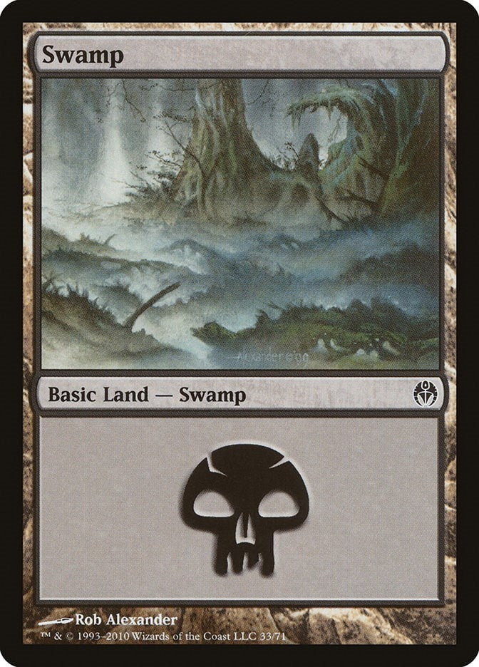 Image for Swamp (33) (33) [Phyrexia vs. the Coalition] - Magic: The Gathering