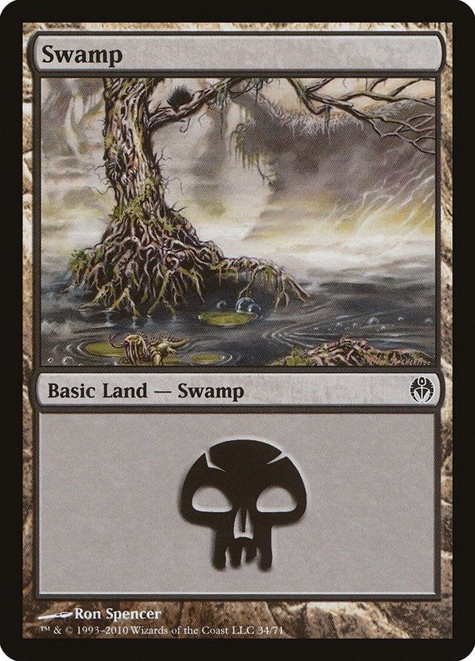 Image for Swamp (34) (34) [Phyrexia vs. the Coalition] - Magic: The Gathering