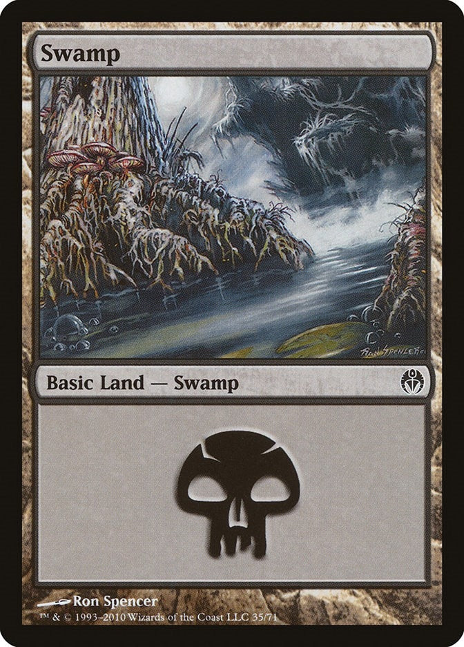 Image for Swamp (35) (35) [Phyrexia vs. the Coalition] - Magic: The Gathering