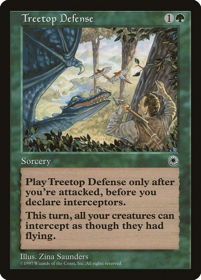Image for Treetop Defense [Portal] - Magic: The Gathering