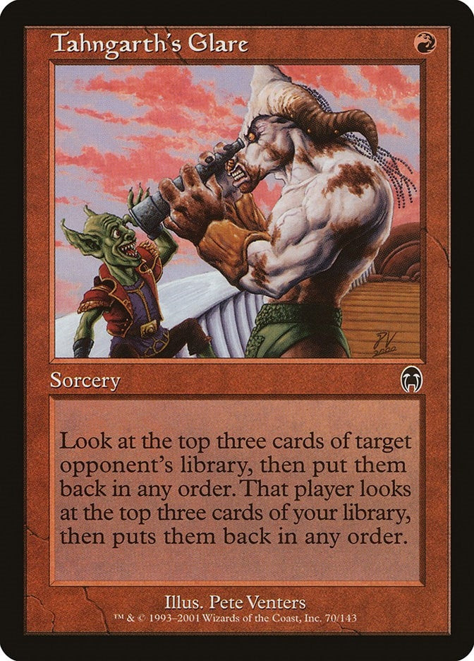 Image for Tahngarth's Glare (70) [Apocalypse] - Magic: The Gathering
