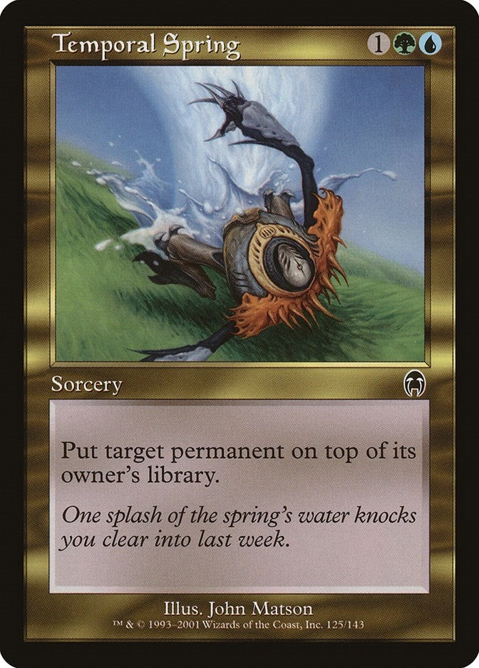 Image for Temporal Spring (125) [Apocalypse] - Magic: The Gathering