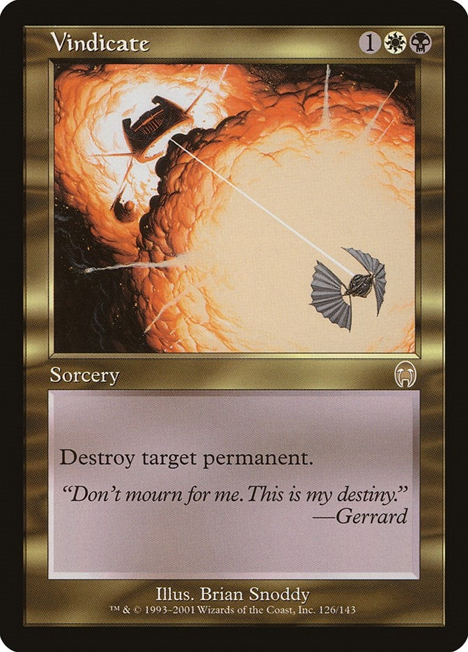 Image for Vindicate (126) [Apocalypse] - Magic: The Gathering