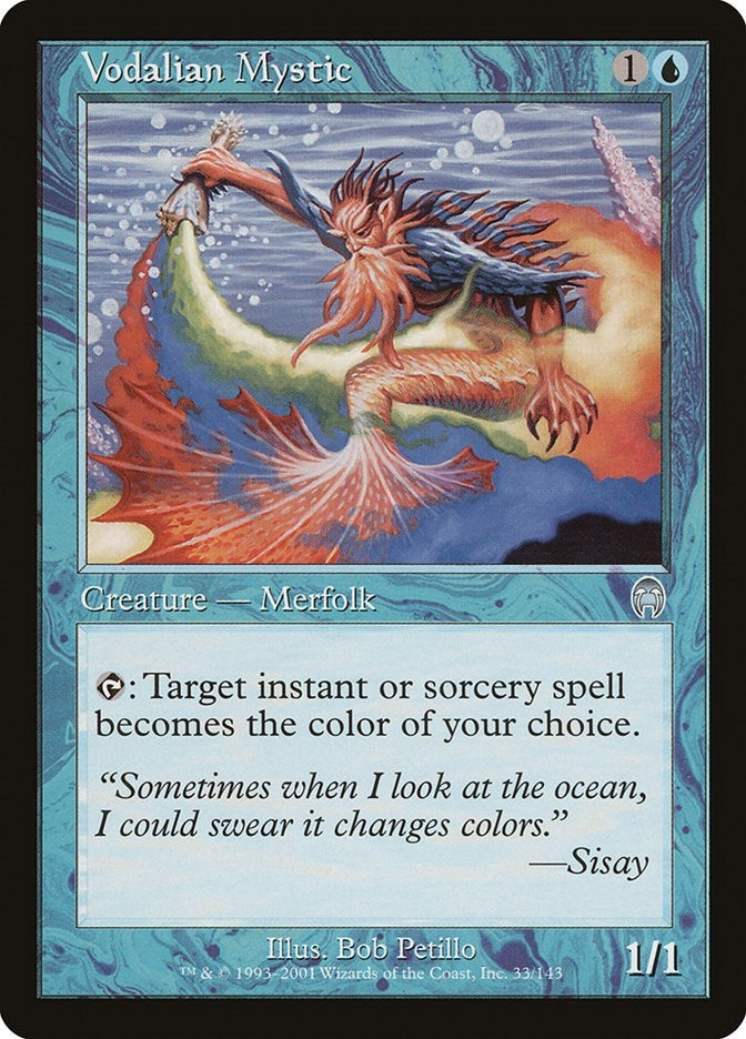 Image for Vodalian Mystic (33) [Apocalypse] - Magic: The Gathering